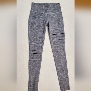 Gray Leggings with Cut-Out Design size S